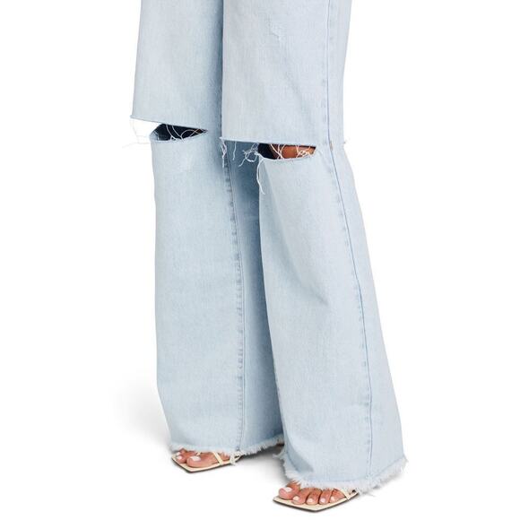 $298! SOLD OUT! SER.O.YA. WRENLEY LOW-RISE JEAN In Skylight SZ 28 NEW - Picture 2 of 7